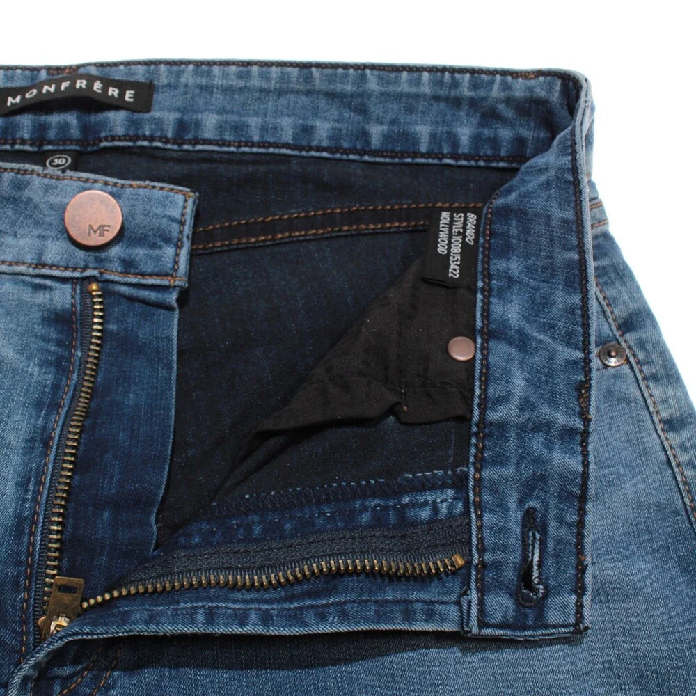 Monfrere NWT Denim Jeans Size 30 US Slim Fit Brando in Blue Cotton Blend